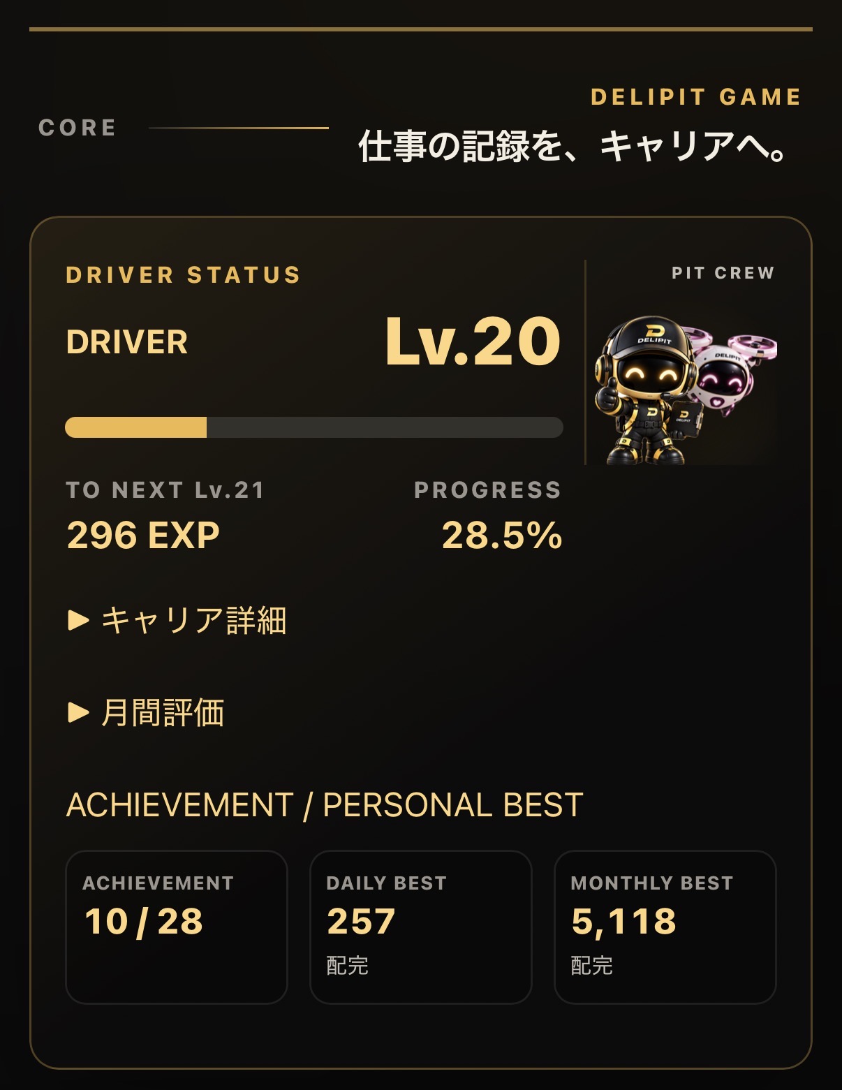 DRIVER STATUS